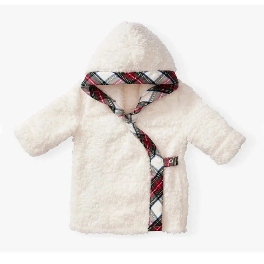 Pottery Barn Stewart Plaid Nursery Robe (3-9 months)